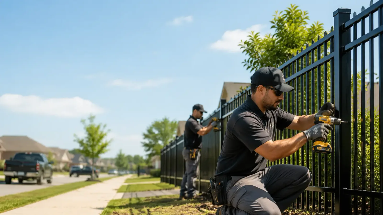 Metal Fence Installation in Hodges, AL